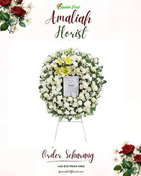 Krans Bunga Duka Banten